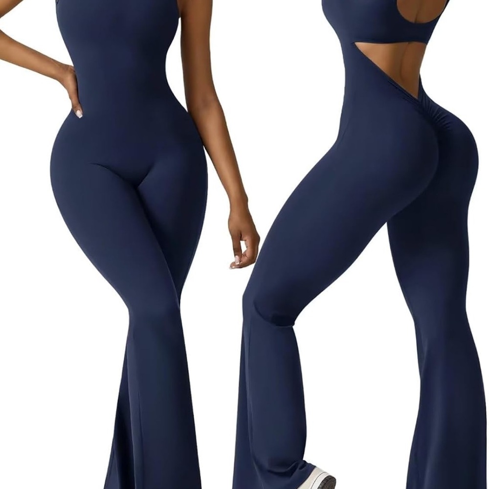EUC | Dark Blue | Sporty Jumpsuit - Picture 5 of 7